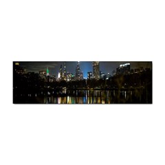 New York Night Central Park Skyscrapers Skyline Sticker Bumper (10 Pack) by Cowasu