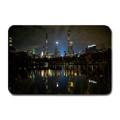 New York Night Central Park Skyscrapers Skyline Plate Mats by Cowasu