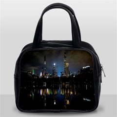 New York Night Central Park Skyscrapers Skyline Classic Handbag (two Sides) by Cowasu