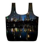 New York Night Central Park Skyscrapers Skyline Full Print Recycle Bag (L) Front