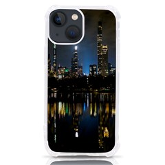 New York Night Central Park Skyscrapers Skyline Iphone 13 Mini Tpu Uv Print Case by Cowasu