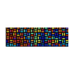 Geometric Colorful Square Rectangle Sticker Bumper (100 Pack) by Bangk1t