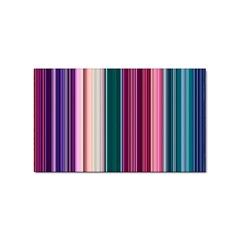 Vertical Line Color Lines Texture Sticker Rectangular (100 Pack) by Bangk1t