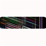 False Prismatic Black Background Large Bar Mat 32 x8.5  Bar Mat