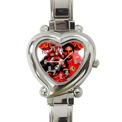 Carlos Sainz Heart Italian Charm Watch by Boster123