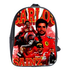 Carlos Sainz School Bag (large) by Boster123