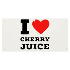 I Love Cherry Juice Banner And Sign 6  X 3  by ilovewhateva