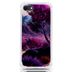 Landscape Painting Purple Tree Iphone Se by Ndabl3x