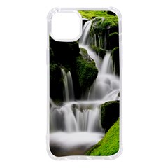 Waterfall Moss Korea Mountain Valley Green Forest Iphone 14 Plus Tpu Uv Print Case by Ndabl3x