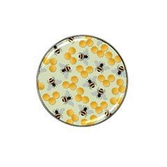 Honey Bee Bees Pattern Hat Clip Ball Marker by Ndabl3x