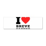 I love breve coffee Sticker Bumper (100 pack) Front