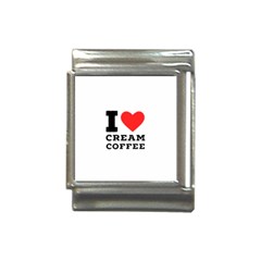 I Love Cream Coffee Italian Charm (13mm) by ilovewhateva