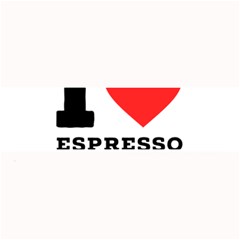 I Love Espresso Coffee Large Bar Mat by ilovewhateva