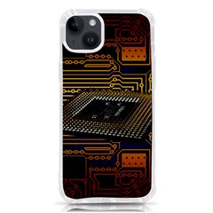 Processor Cpu Board Circuit Iphone 14 Plus Tpu Uv Print Case by Wav3s