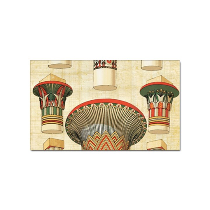 Egyptian architecture column Sticker Rectangular (10 pack)