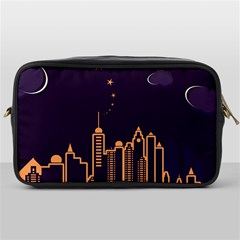 Skyscraper-town-urban-towers Toiletries Bag (one Side) by Wav3s