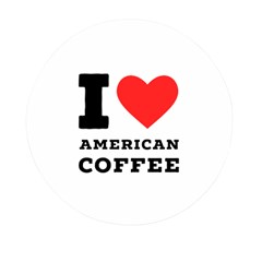 I Love American Coffee Mini Round Pill Box (pack Of 5) by ilovewhateva