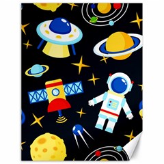 Space Seamless Pattern Canvas 18  X 24  by Wav3s