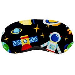 Space Seamless Pattern Sleeping Mask by Wav3s