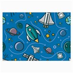 About-space-seamless-pattern Large Glasses Cloth Front