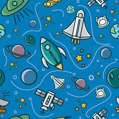 About-space-seamless-pattern Play Mat (rectangle) by Wav3s