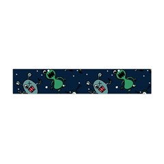 Monster-alien-pattern-seamless-background Premium Plush Fleece Scarf (mini) by Wav3s