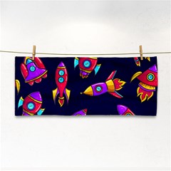 Space-patterns Hand Towel by Wav3s