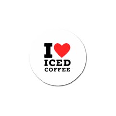 I Love Iced Coffee Golf Ball Marker (10 Pack) by ilovewhateva