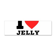 I Love Jelly Donut Sticker Bumper (100 Pack) by ilovewhateva