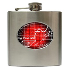 Geometry Mathematics Cube Hip Flask (6 Oz) by Ndabl3x