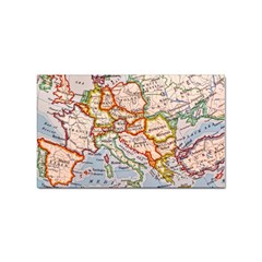 Map Europe Globe Countries States Sticker Rectangular (100 Pack) by Ndabl3x