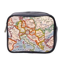 Map Europe Globe Countries States Mini Toiletries Bag (two Sides) by Ndabl3x