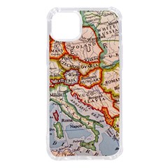 Map Europe Globe Countries States Iphone 14 Plus Tpu Uv Print Case by Ndabl3x