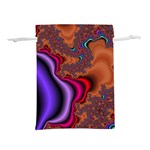 Colorful Piece Abstract Lightweight Drawstring Pouch (M) Front