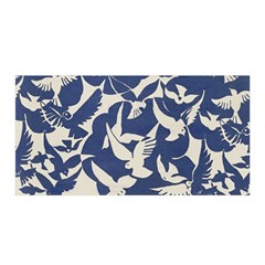 Bird Animal Animal Background Satin Wrap 35  X 70  by Vaneshop