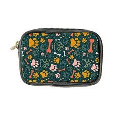 Dog Paw Colorful Fabrics Digitally Coin Purse by Wav3s