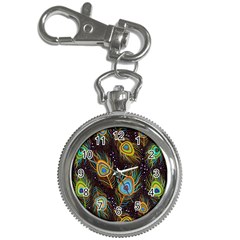 Pattern Feather Peacock Key Chain Watches by Wav3s