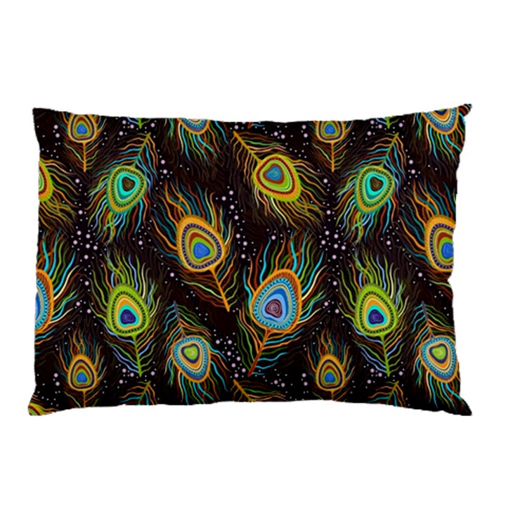 Pattern Feather Peacock Pillow Case