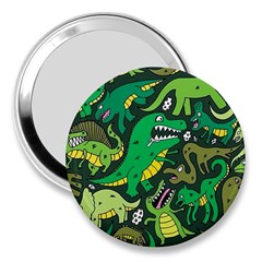 Dino Kawaii 3  Handbag Mirrors by Wav3s