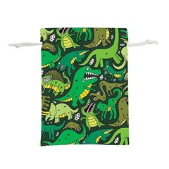 Dino Kawaii Lightweight Drawstring Pouch (s) by Wav3s