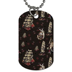 Vintage Tattoos Nautical Dog Tag (two Sides) by Vaneshop