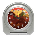 Japan Art Illustration Travel Alarm Clock Front