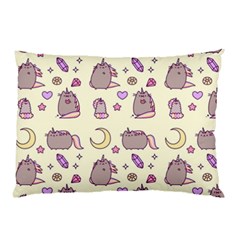 Beautiful Beauty Cartoon Cat Pillow Case by Grandong