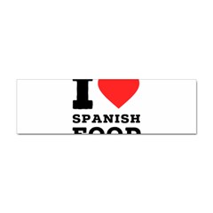 I Love Spanish Food Sticker Bumper (100 Pack) by ilovewhateva