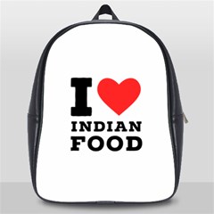 I Love Indian Food School Bag (large) by ilovewhateva