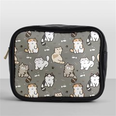 Cute Cat Pattern Cartoon Mini Toiletries Bag (one Side) by Cowasu