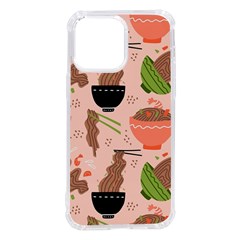 Japanese Street Food Soba Noodle In Bowl Iphone 14 Pro Max Tpu Uv Print Case by Cowasu