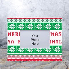 Merry Christmas Ya Filthy Animal White Tabletop Photo Frame 4 x6  by Cowasu