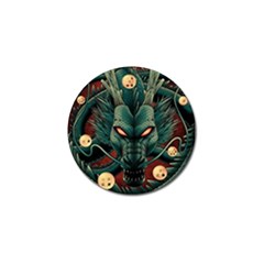 Dragon Art Golf Ball Marker (4 Pack) by Cowasu