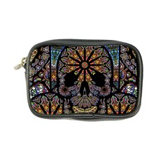 Skull Death Mosaic Artwork Stained Glass Coin Purse by Cowasu